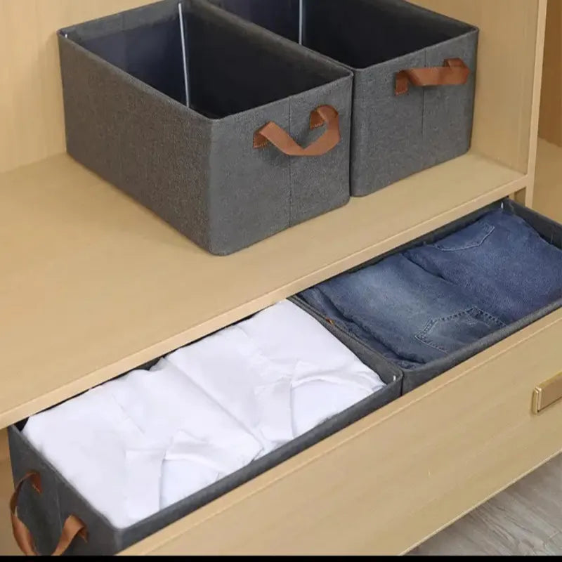 Long Cotton Linen Storage Box
